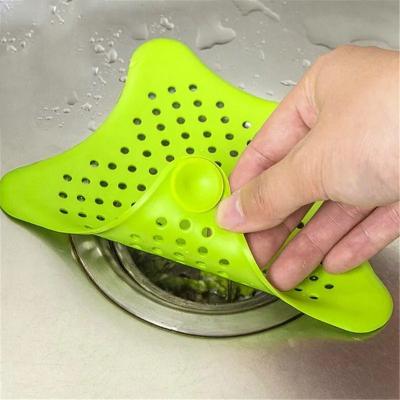 Tapete Tampa Silicone Ralo Pia Cozinha e Banheiro Estrela