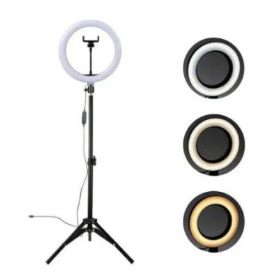 Kit Iluminador Ring Light 14 Polegadas Com Tripé e Dimmer
