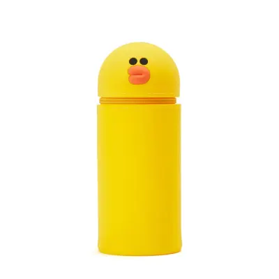 Estojo Para Lápis e Caneta de Silicone Line Friends Sally