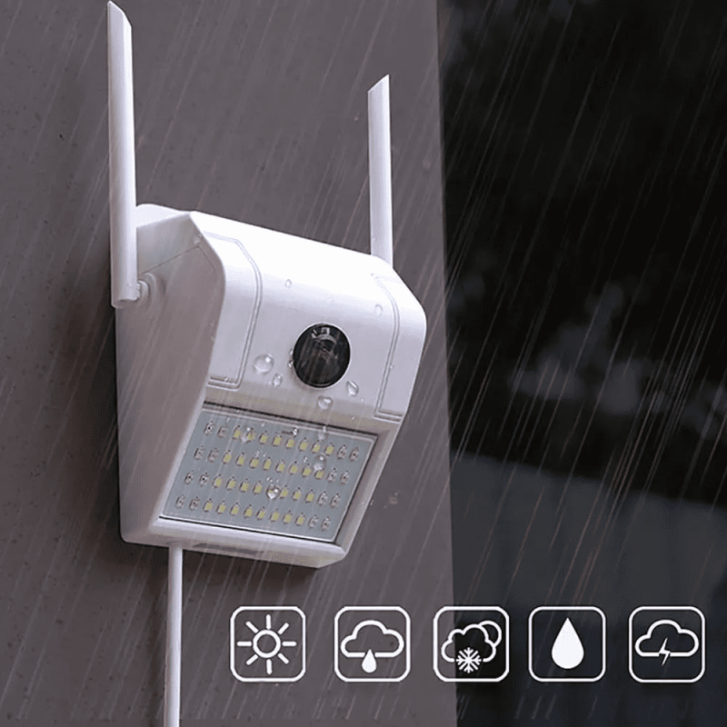 Câmera Ip Parede Externa Segurança 1080p V380 Noturna Led