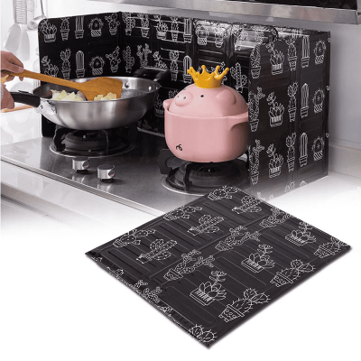 Placa Defletor de Óleo de Cozinha Resistente ao Calor Placa de Isolamento