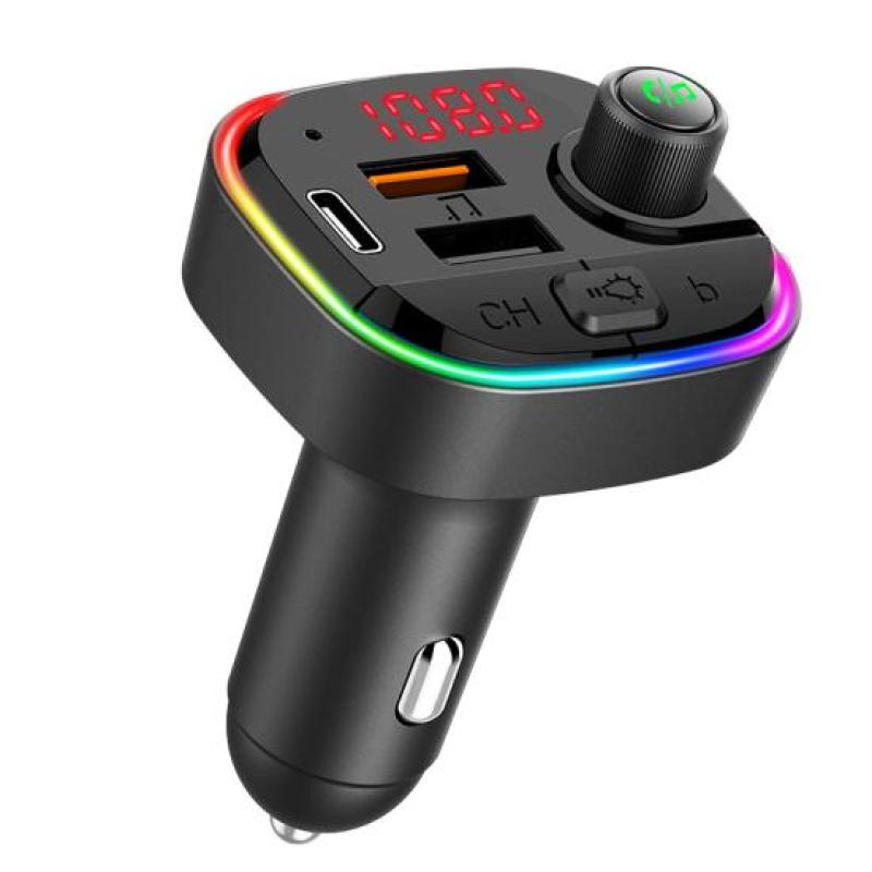 Adaptador Bluetooth Carro Carregador USB Transmissor FM