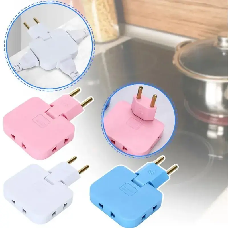 Adaptador De Tomada Articulado Flexível Com 3 Saídas 10A