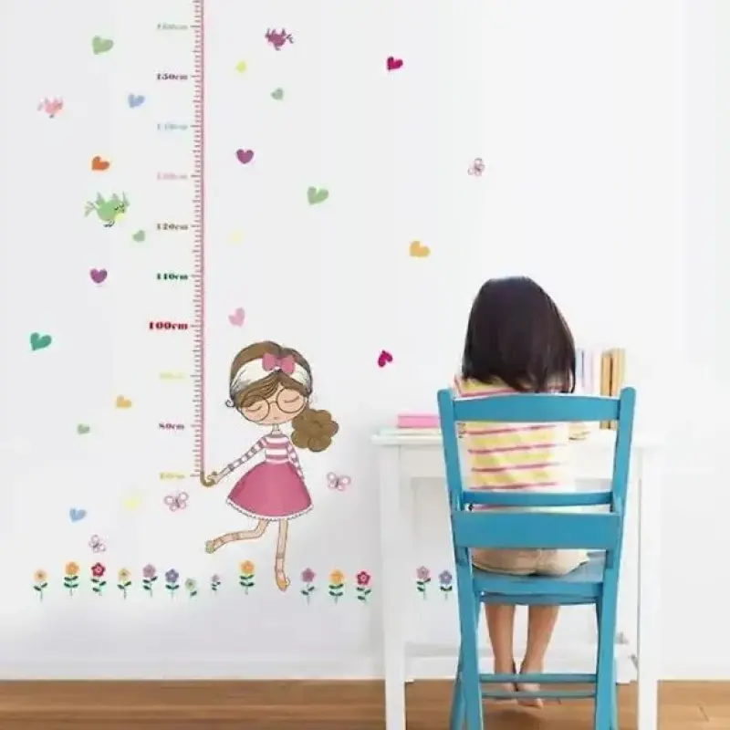 Adesivo Régua de Crescimento Infantil para Parede