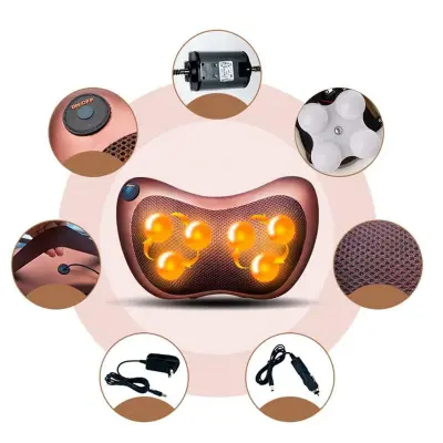 Almofada Massageadora Movimentos Shiatsu Com Cromoterapia – Car e Home