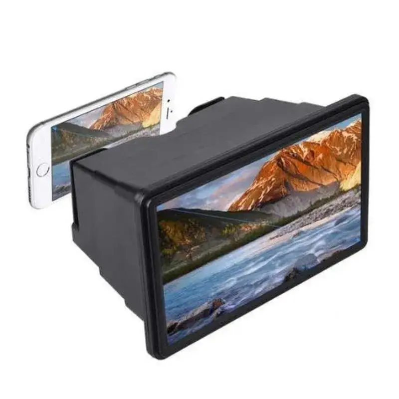 Amplificador De Imagem Tela Do Celular Lupa 3D 8 Polegadas