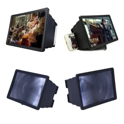 Amplificador De Imagem Tela Do Celular Lupa 3D 8 Polegadas