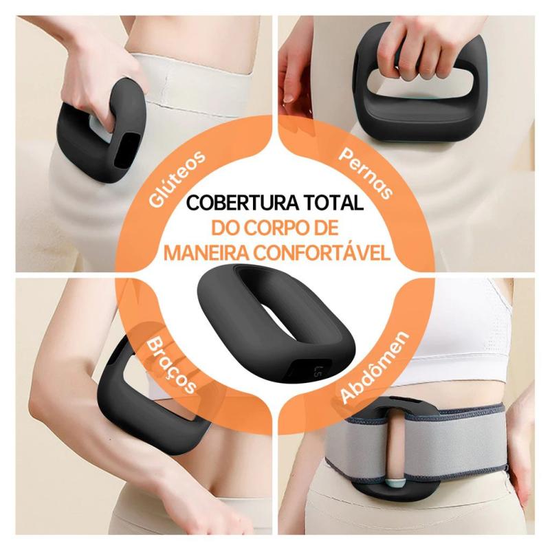 Anel Massageador Elétrico 5 Velocidades Perda De Calorias
