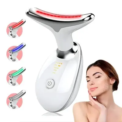 Aparelho Antirrugas Tratamento Facial LED 3 Cores Lift Fototera