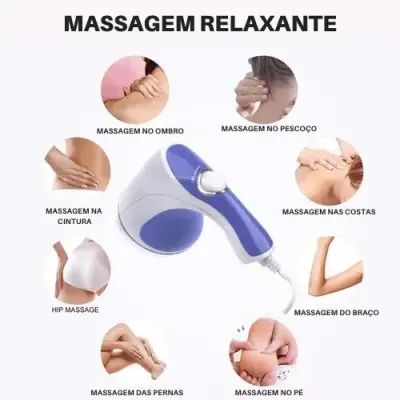 Aparelho Massageador Orbital 360º Drenagem Linfática Profissional