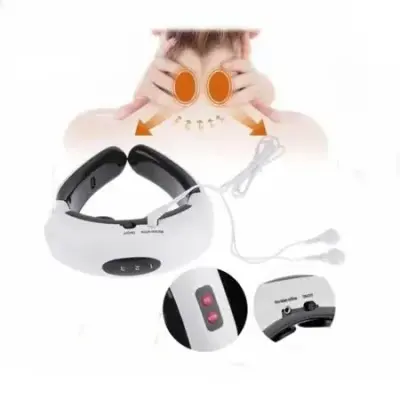 Aparelho Massagem Pescoço Ombros Terapêutica Portátil – Recarregável