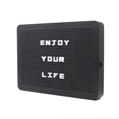 Quadro Porta Recados Led Luminoso Light Box Cinema Painel Letreiro