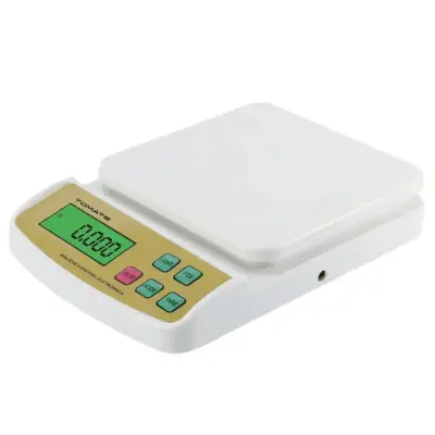 Balança Digital Compacta Branca até 10Kg – SF400A