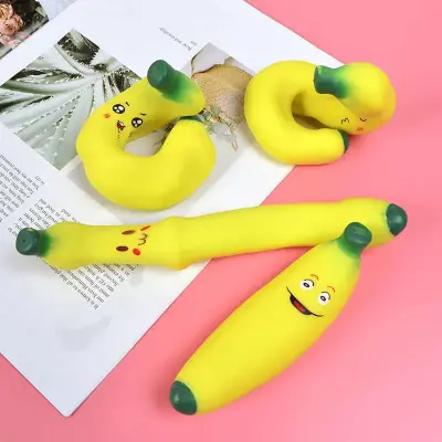 Banana Squishy De Apertar e Modelar Fidget Toys