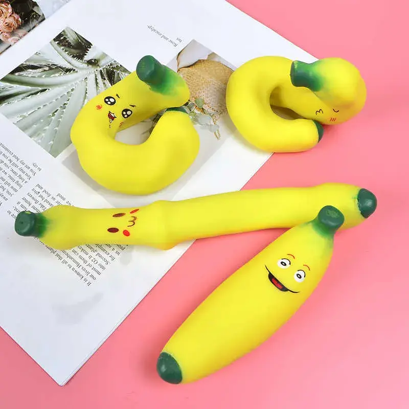 Banana Squishy De Apertar e Modelar Fidget Toys