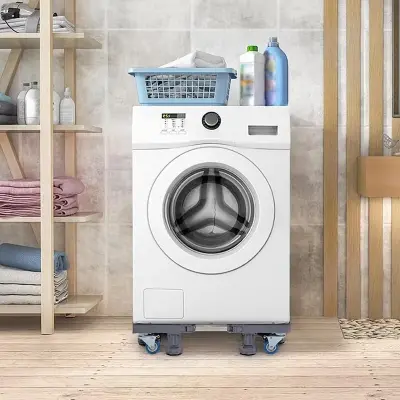 Base Movel Suporte Multifuncional Para Máquina De Lavar Roupas E Geladeira