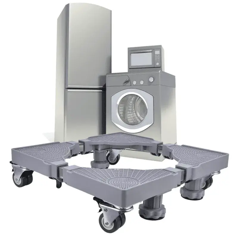 Base Movel Suporte Multifuncional Para Máquina De Lavar Roupas E Geladeira