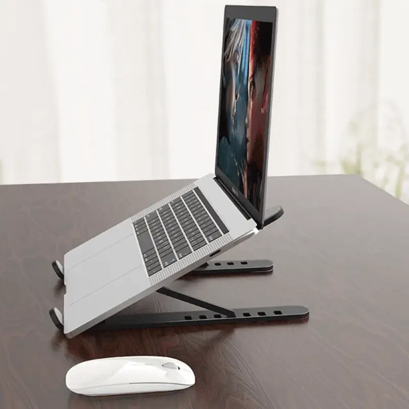 Base Suporte de Mesa Para Notebook Regulável Home Office