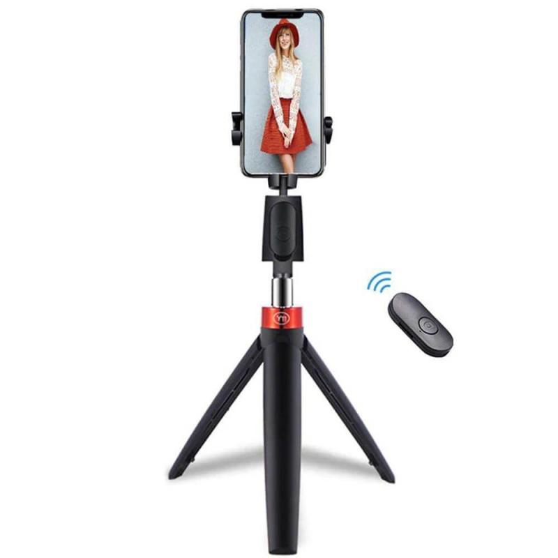 Tripé Celular Bastão Selfie Com Rotação Bluetooth Modelo Y11