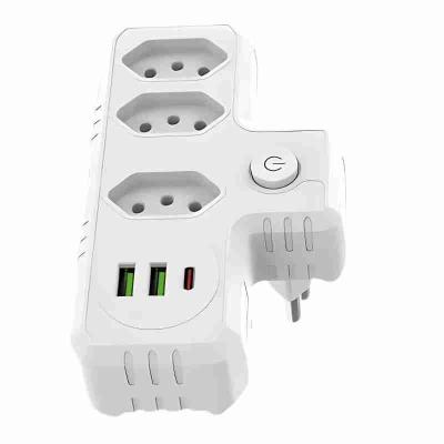 Benjamim Adaptador Universal com USB Tipo-C e Filtro de Linha