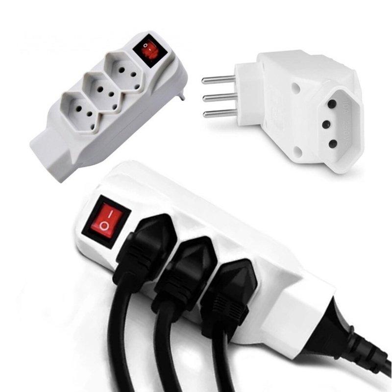 Benjamin Adaptador De Tomada Tripolar 4 Saídas 10A Bivolt