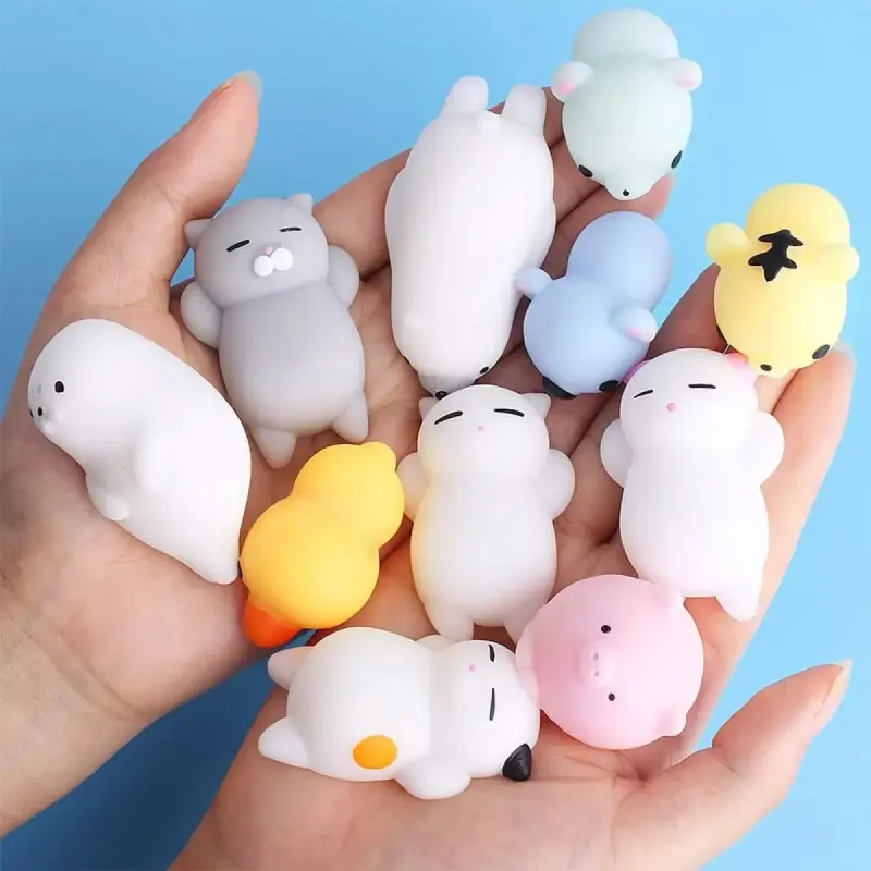 Bichinho Macio De Apertar Squishy Mochi Fidget Anti Stress