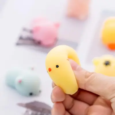 Bichinho Macio De Apertar Squishy Mochi Fidget Anti Stress