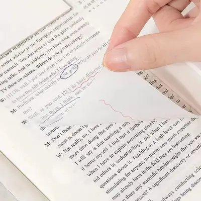 Bloco Adesivo Transparente Para Anotações