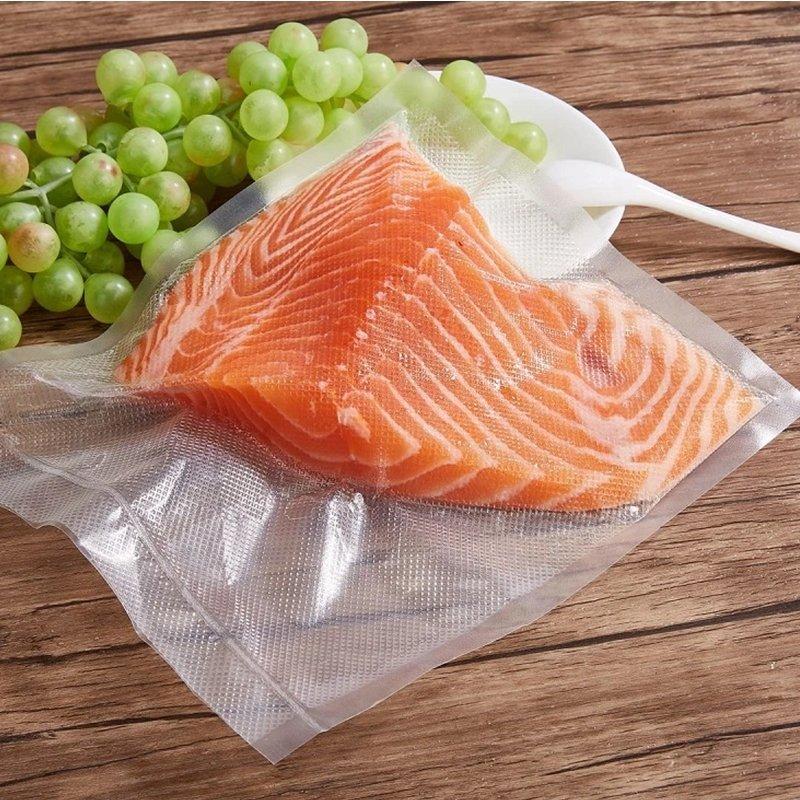 Bobina De Saco Plástico A Vácuo Gofrada 25cm X 5 Metros