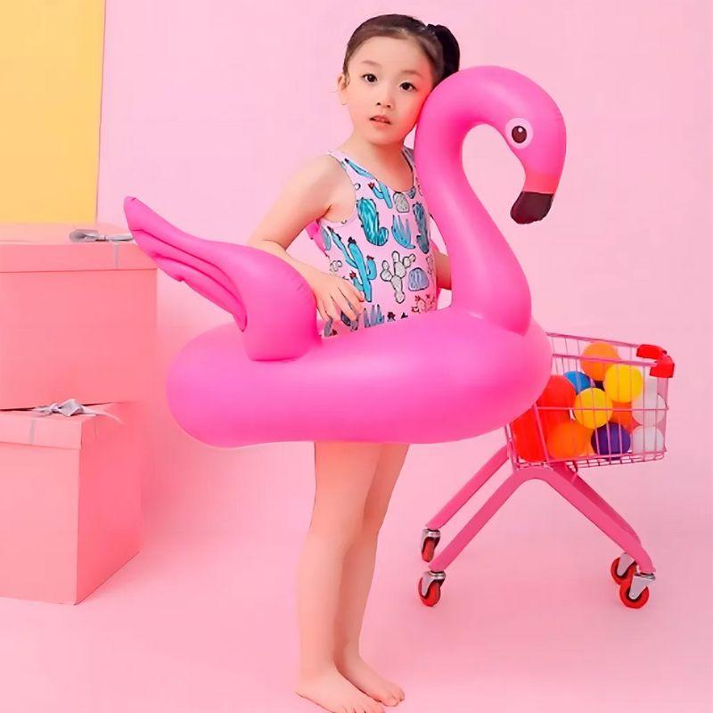 Boia Infantil Com Assento Flamingo