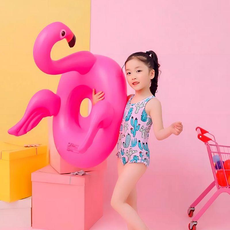 Boia Infantil Com Assento Flamingo