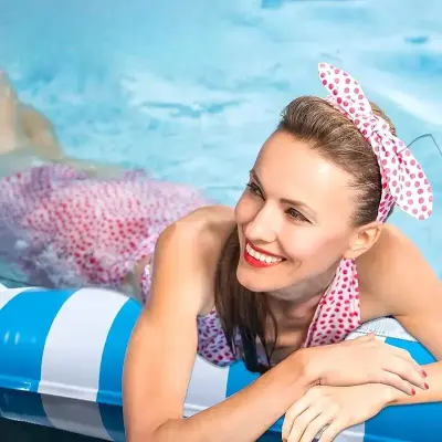 Boia Rede Cama Flutuante Inflável