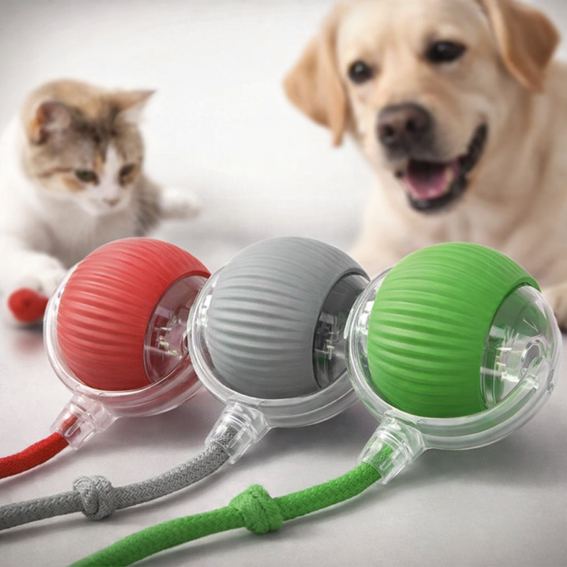 Bola de Brinquedo Inteligente LED Automática Carga USB