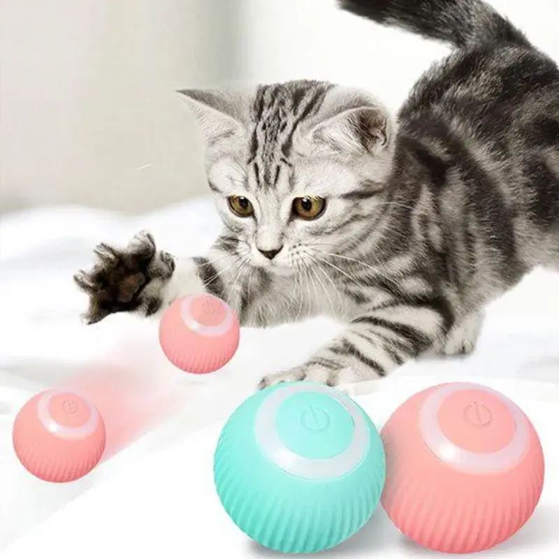 Bola Giratória Inteligente Brinquedo PET Recarregavel USB
