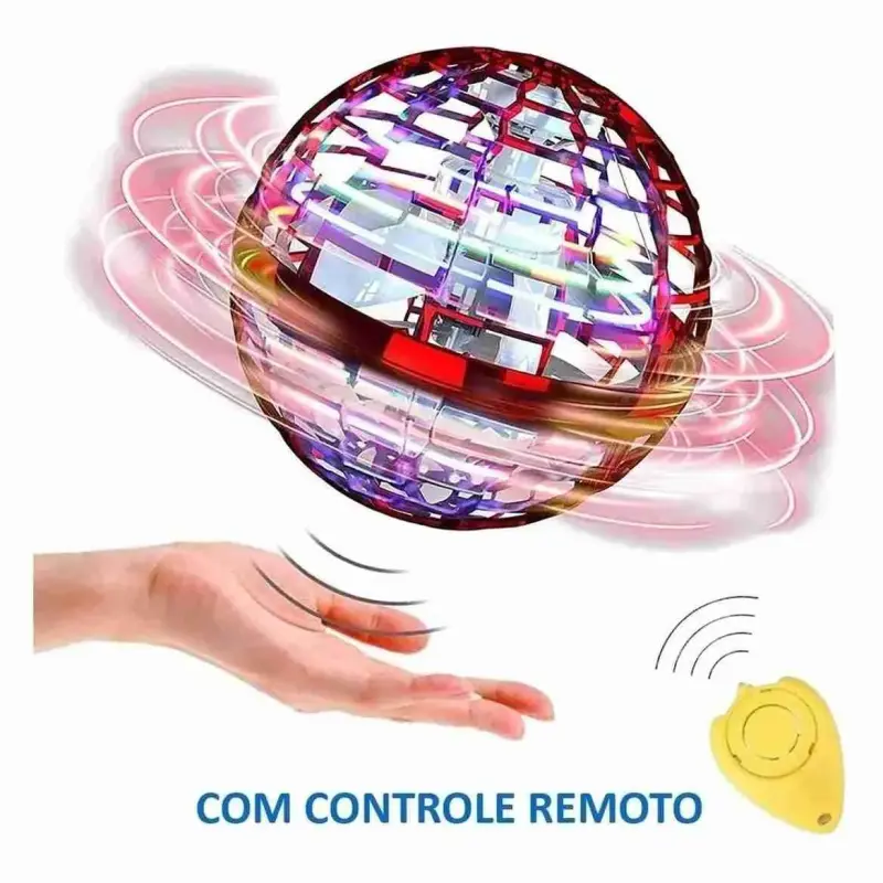 Bola Voadora Flynova Pro Spinner Boomerang Controle Remoto