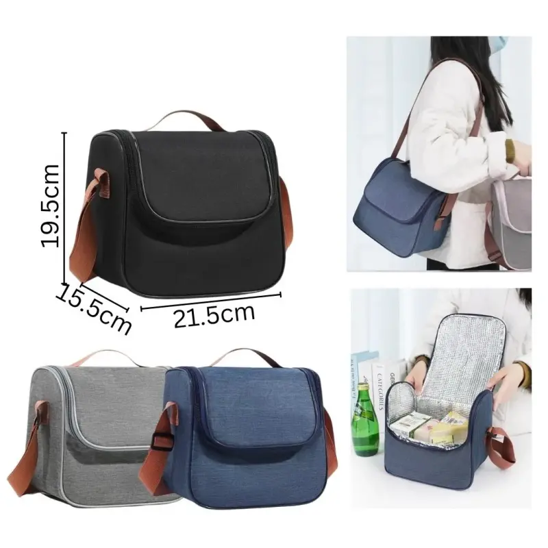 Bolsa Térmica Lancheira Com Alça Ajustavel