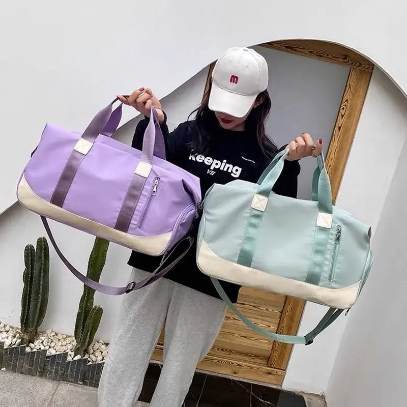 Bolsa Mala Viagem De Mão Super Grande Transversal – Cor Sortida