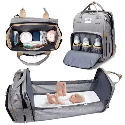 Bolsa Maternidade Multifuncional Resistente Berço Portátil