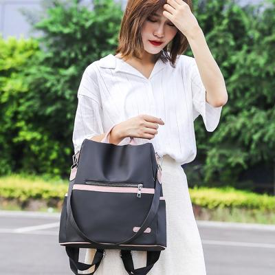 Bolsa Mochila Feminina Média Anti Furto Com Alça Transversal