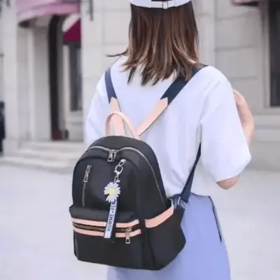 Bolsa Mochila Feminina Média Casual Impermeável