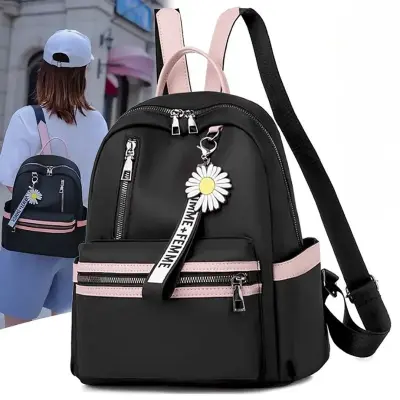 Bolsa Mochila Feminina Média Casual Impermeável