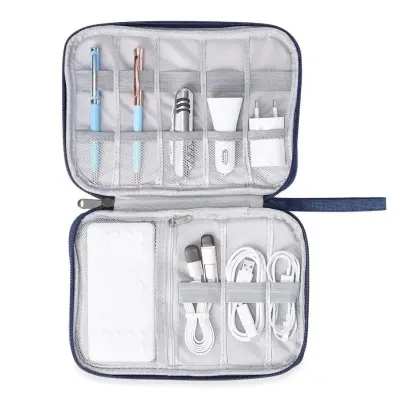 Bolsa Organizadora De Cabo Fio Eletrônico Estojo Case Bag