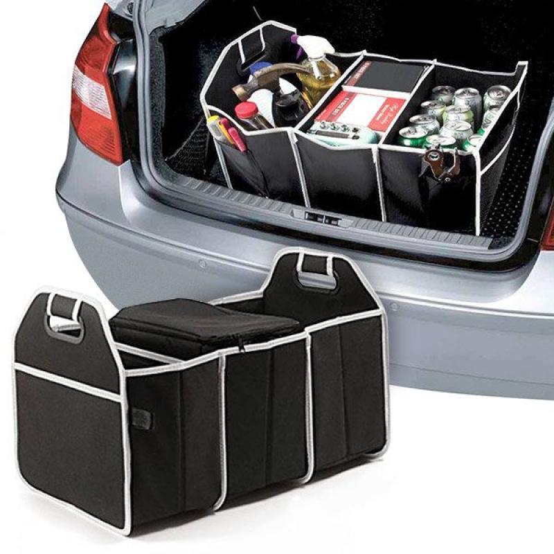 Bolsa Organizadora Portátil Com Cooler Para Carro Porta Malas