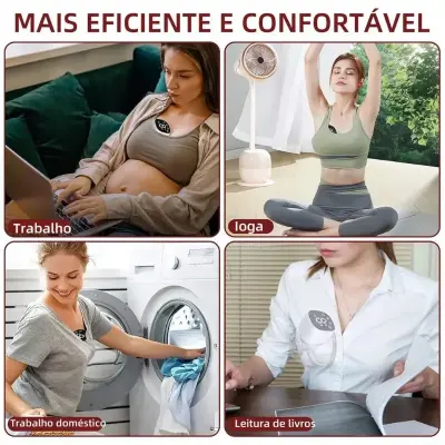 Bomba Tira Leite Materno Elétrica Portátil Mãos Livres