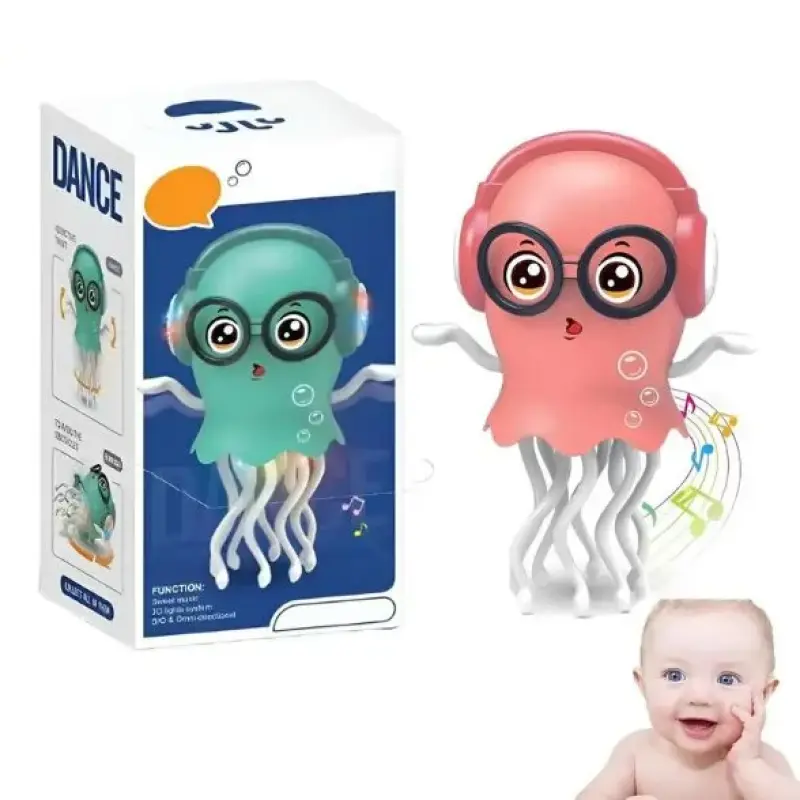 Brinquedo Interativo Polvo Dançante com LED e Música