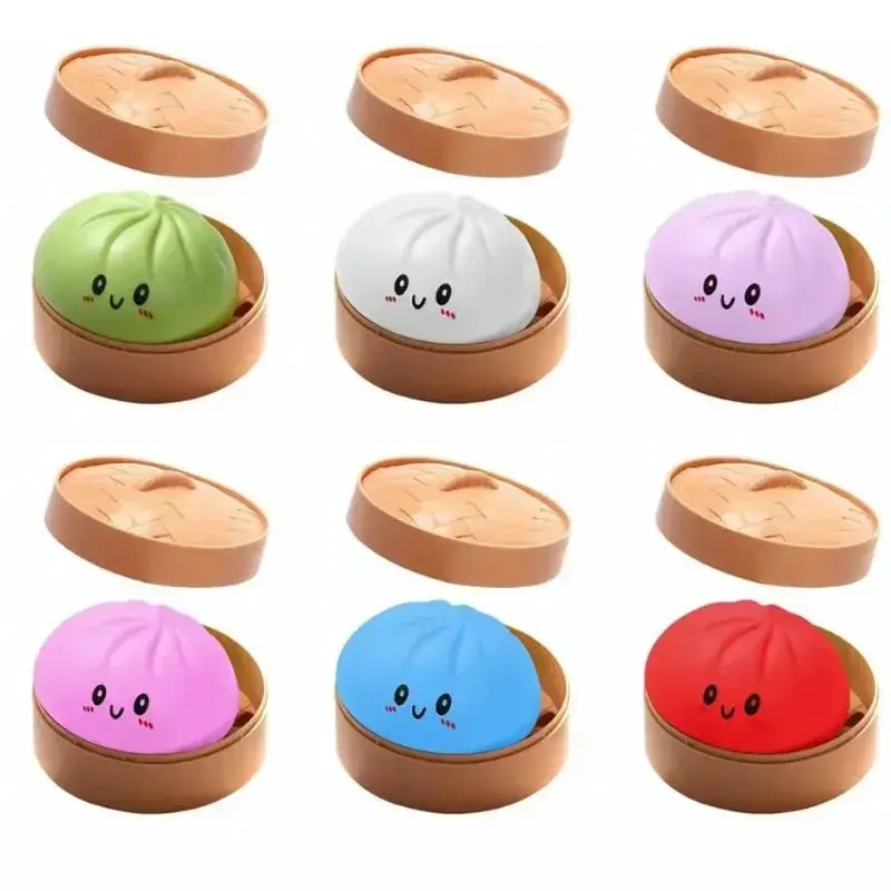 Brinquedo Antiestresse Squishy em Formato de Pãozinho