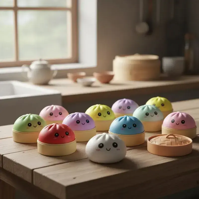 Brinquedo Antiestresse Squishy em Formato de Pãozinho