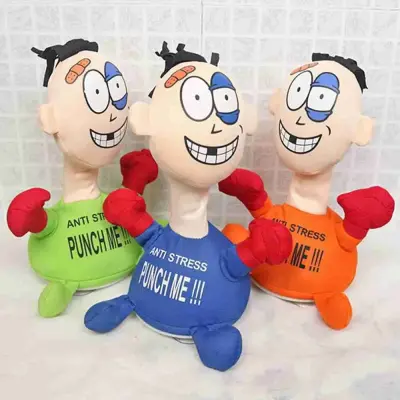 Brinquedo de Pancada de Pelúcia Divertido que Fala Anti Stress
