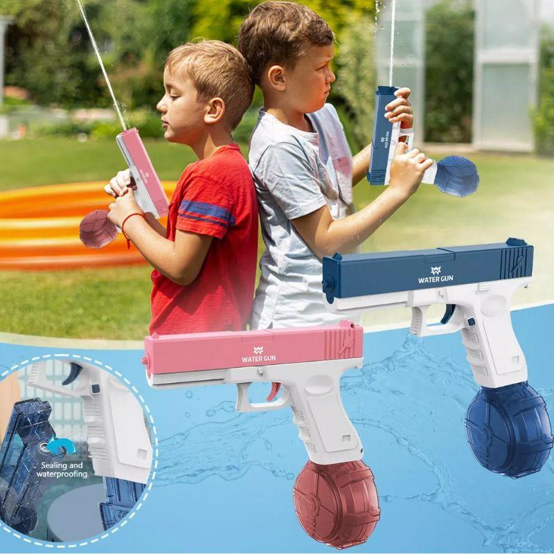 Brinquedo Pistola De Água Elétrica Glock Automatica
