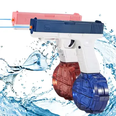 Brinquedo Pistola De Água Elétrica Glock Automatica